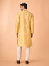 Manyavar Saffron Splendor Kurta Pajama