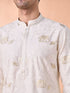 Manyavar Creamy Elegance Kurta Pajama