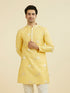 Manyavar Vibrant Yellow Kurta Pant