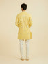 Manyavar Vibrant Yellow Kurta Pant