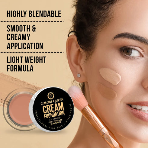 Colors Queen 2 in 1 Foundation & Concealer | 12 Gram
