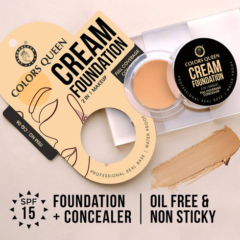 Colors Queen 2 in 1 Foundation & Concealer | 12 Gram