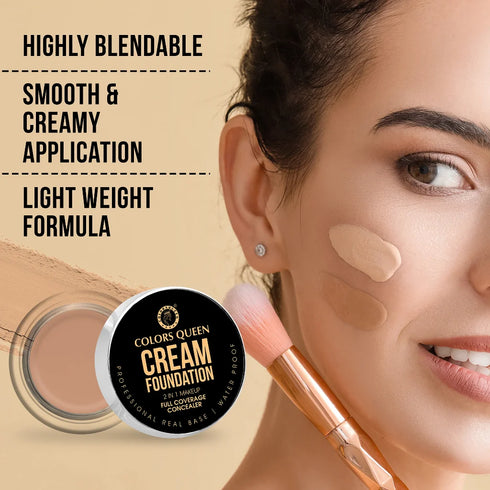 Colors Queen 2 in 1 Foundation & Concealer | 12 Gram