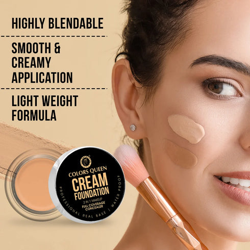 Colors Queen 2 in 1 Foundation & Concealer | 12 Gram