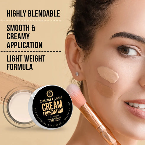 Colors Queen 2 in 1 Foundation & Concealer | 12 Gram