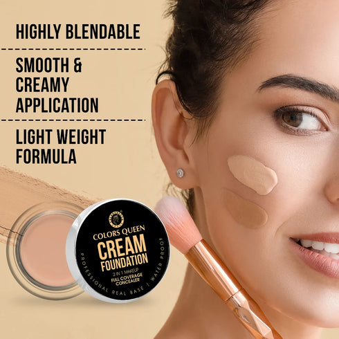 Colors Queen 2 in 1 Foundation & Concealer | 12 Gram