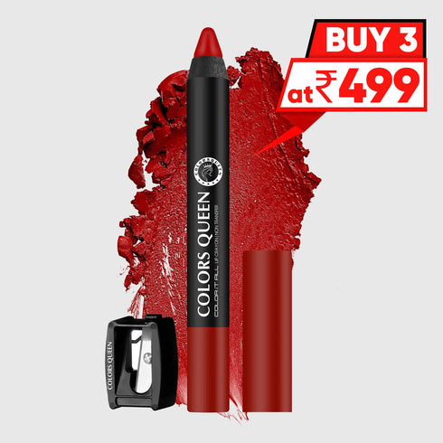 Colors Queen Matte Lip Crayon – 27 Bold Shades