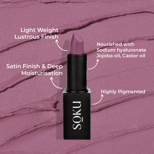 Soku Cosmetic Censored !! Creamy Matte Lipstick - Crushing On You
