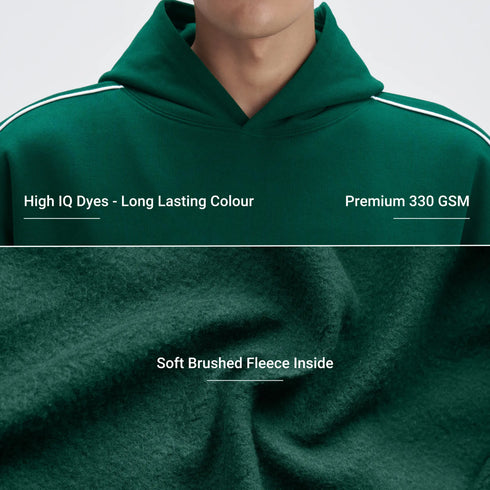XYXX Crew Oversized Hoodie - Ivy Green