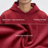 XYXX Crew Oversized Hoodie - Varsity Red