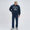 XYXX Oversized Zipper Hoodie and Trackpants Co-ord Set Blue Nights