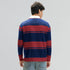 XYXX Rugby Polo T-shirt - Varsity Red & Blue Nights