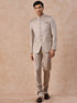 Manyavar Natural Elegance Beige Jodhpuri Suit