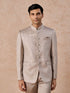 Manyavar Natural Elegance Beige Jodhpuri Suit
