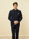 Manyavar Dark Sapphire Blue Classic Jodhpuri Suit