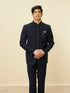 Manyavar Dark Sapphire Blue Classic Jodhpuri Suit
