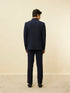 Manyavar Dark Sapphire Blue Classic Jodhpuri Suit