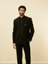 Manyavar Rich Black Classic Jodhpuri Suit