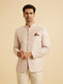 Manyavar Peach Elegance Jodhpuri Suit