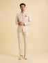 Manyavar Peach Elegance Jodhpuri Suit