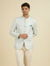 Manyavar Aqua Green Exquisite Suit Set
