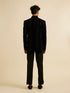Manyavar Black Rhinestone Embellished Jodhpuri Suit