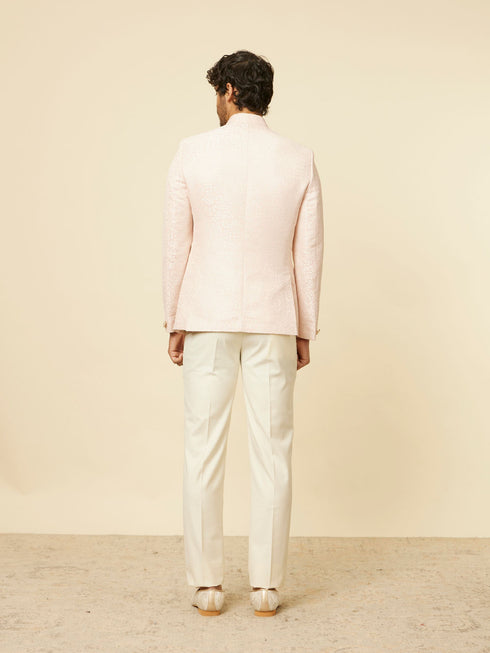 Manyavar Soft Pink Jodhpuri Suit