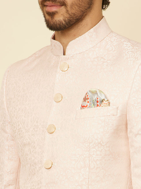 Manyavar Soft Pink Jodhpuri Suit