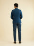 Manyavar Teal Blue Jodhpuri Suit with Imperial Patterns