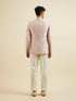 Manyavar Dusty Pink Floral Jaal Patterned Jodhpuri Set