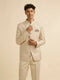 Manyavar Peachy Elegance Suit Set