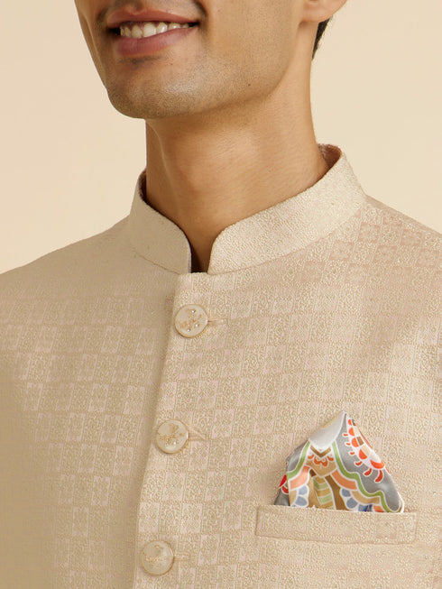 Manyavar Peachy Elegance Suit Set