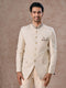 Manyavar Resplendent Cream Jodhpuri Suit