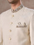 Manyavar Resplendent Cream Jodhpuri Suit