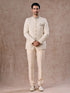 Manyavar Resplendent Cream Jodhpuri Suit