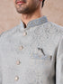 Manyavar Regal Light Blue Jodhpuri Suit