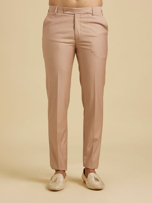 Manyavar Dusty Pink Elegance Jodhpuri Suit