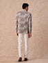 Manyavar Opulent Cream Velvet Jodhpuri Suit