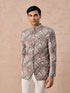Manyavar Opulent Cream Velvet Jodhpuri Suit