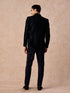 Manyavar Teal Velvet Sensation Jodhpuri Suit