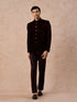 Manyavar Wine Toned Regal Jodhpuri Suit