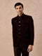 Manyavar Wine Toned Regal Jodhpuri Suit