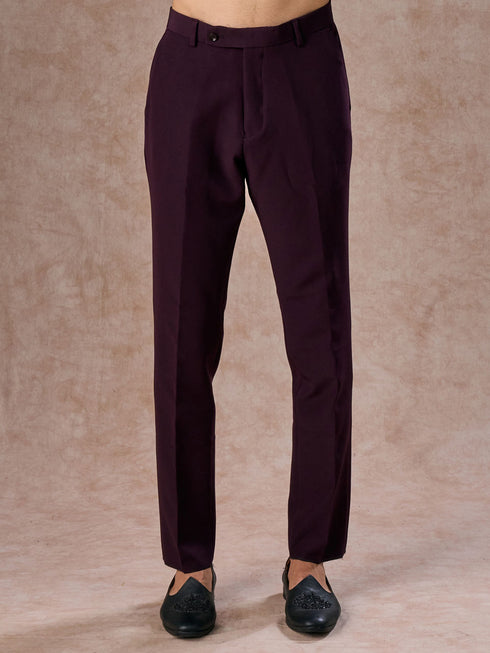 Manyavar Regal Purple Jodhpuri Suit