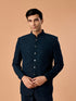 Manyavar Teal Blue Regalia Jodhpuri Suit