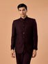 Manyavar Elegant Wine Jodhpuri Suit