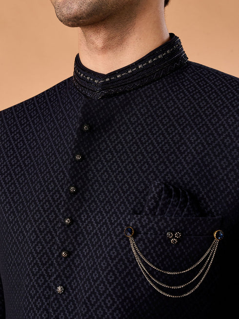 Manyavar Sapphire Elegance Jodhpuri Suit