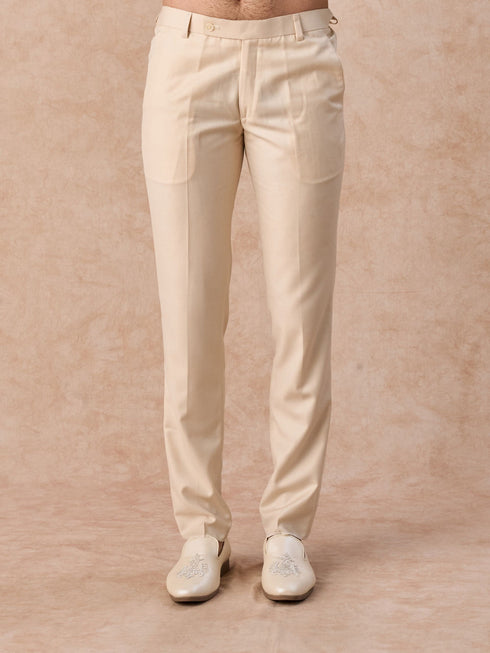 Manyavar Light Blue Brocade Jodhpuri Suit