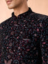 Manyavar Velvety Wine Elegance Jodhpuri Suit