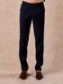 Manyavar Dark Blue Brocade Jodhpuri Suit