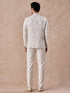 Manyavar Cream Georgette Jodhpuri Suit